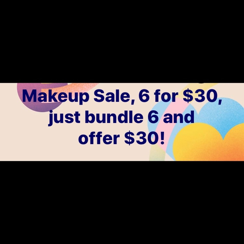 Cleaning out my make up sale